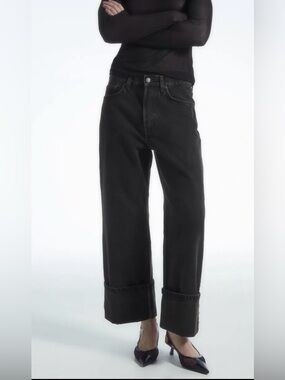 COS Facade turn up jeans